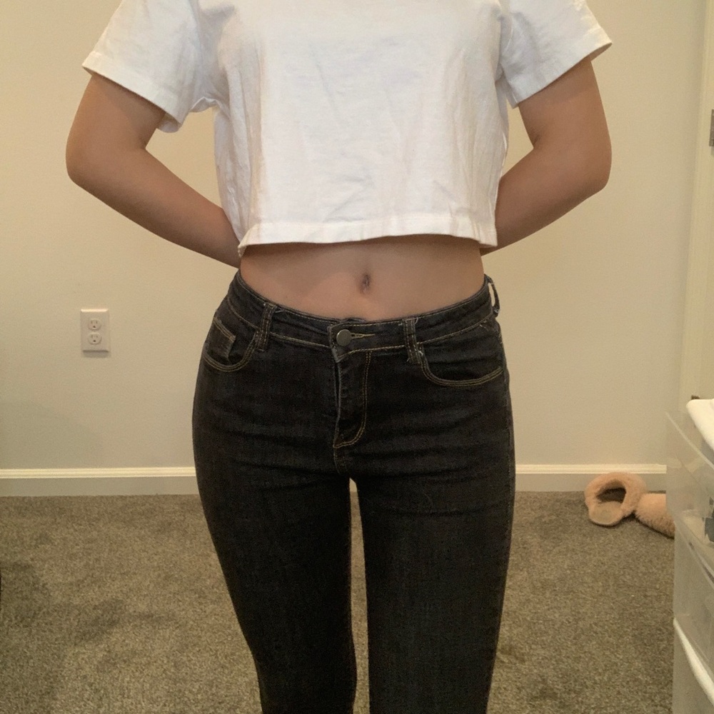Black skinny jeans super elastic S size